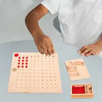 Montessori Math Boards Educational Toy Table Board Game Homeschool Preschool Wooden Math Learning Materials for Children Kids 2