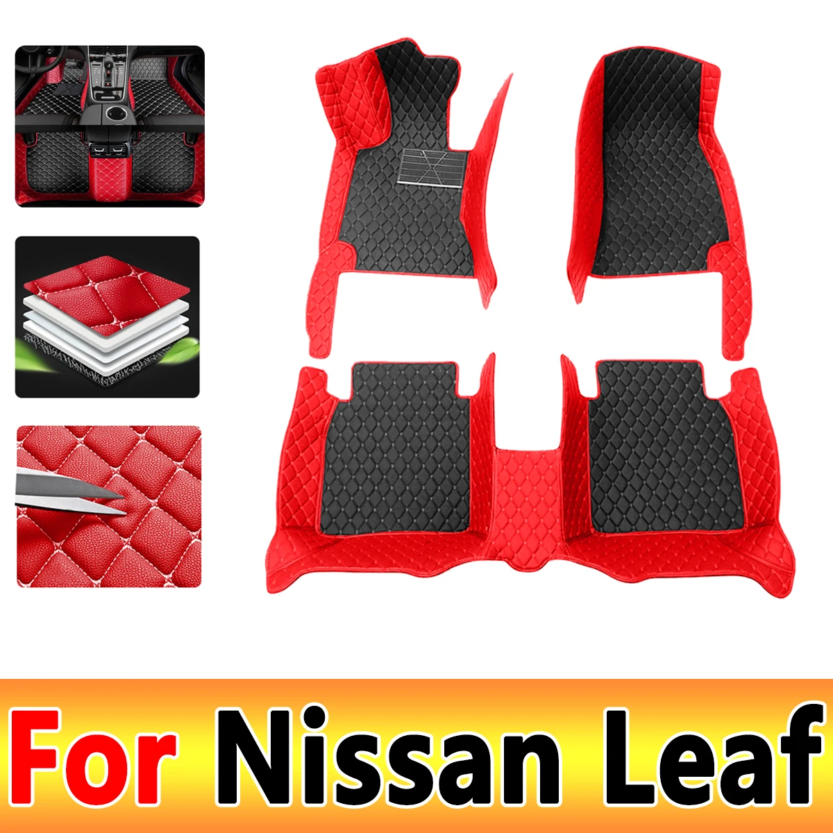 

Car Floor Mats For Nissan Rogue X-Trail X Trail T32 2014~2020 Carpets Pad Carpets Leather Rugs Mat Set Car Accessories 2015 2016