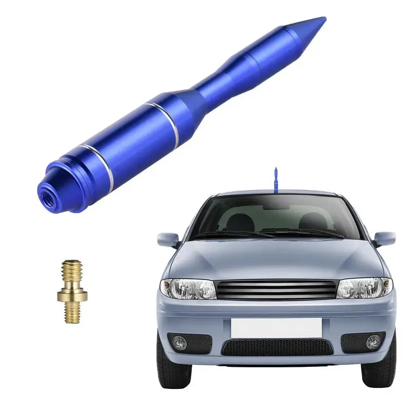 

Universal Car Bullet Antenna Truck Radio Antenna Mast Replacements Waterproof Threaded Anti-Theft Locking Function To Optimize