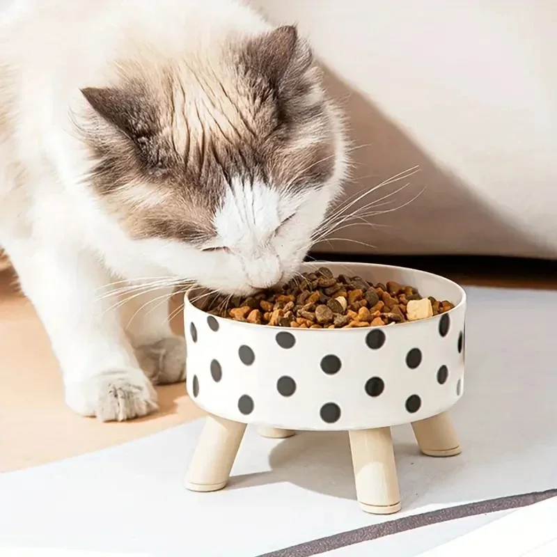 Title 4, Elevated Cats Feeder Bowl Anti-choking Raised C...