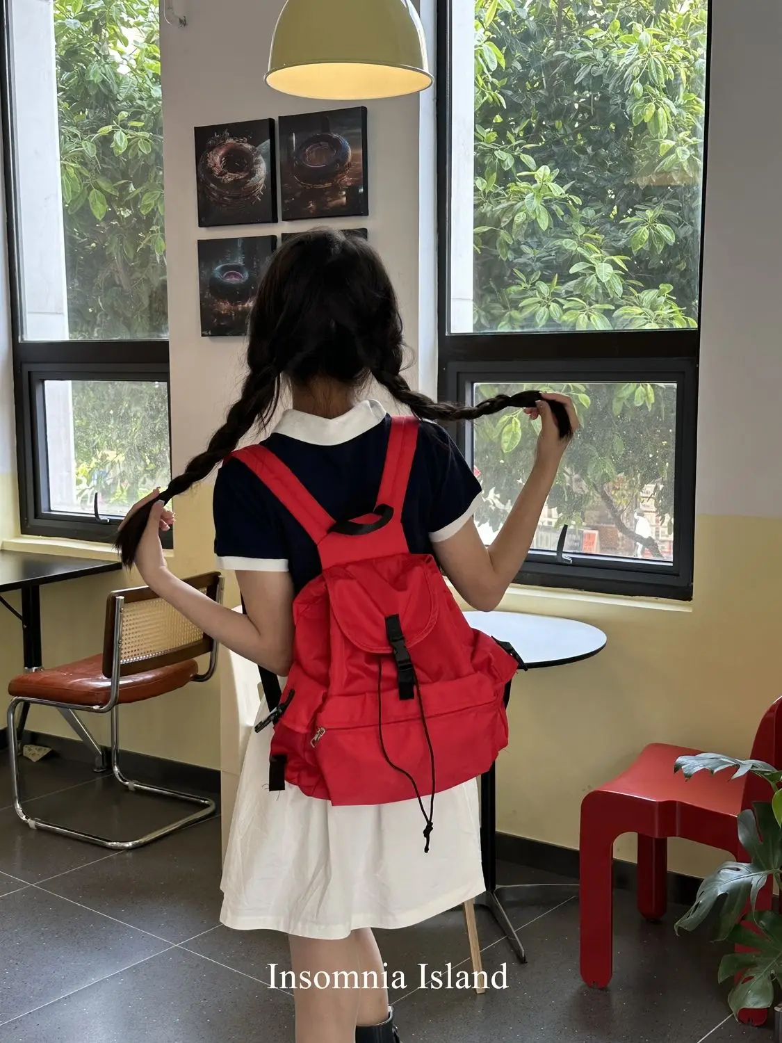 

Винтажные рюкзаки в стиле INS, Женский нейлоновый дизайнерский Многофункциональный рюкзак с карманами, Студенческая однотонная женская сумка, школьная сумка