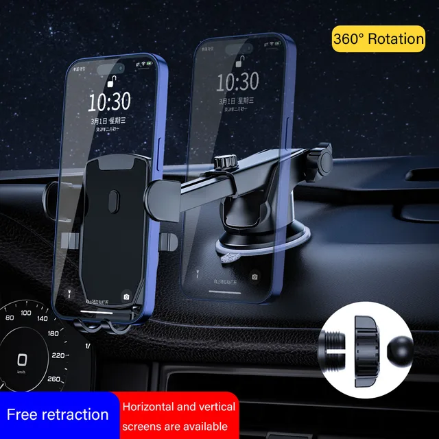 secure and stable car phone holder