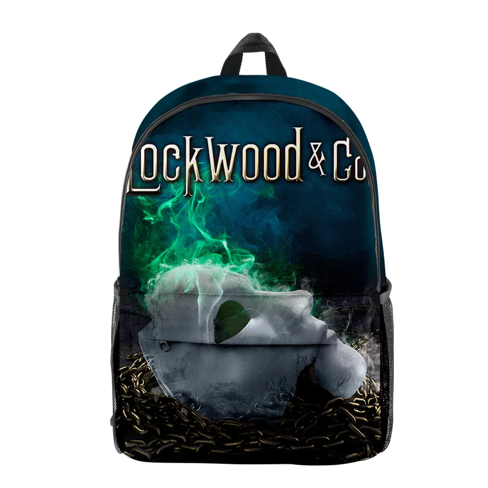 

Youthful Lockwood & Co Tv Show Student School Bags Notebook Backpacks 3D Printed Oxford Waterproof Boys/Girls Funny Travel Bags