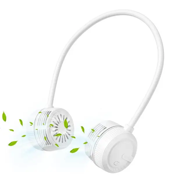 Nyaki Ventilátor Pengél Nélküli Személyi Hordható Ventilátorok 3 Sebességű Cseréje Usb Újratölthető Alacsony Zaj