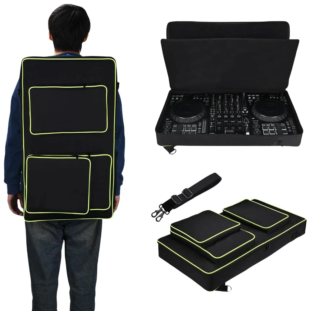 Carrying Case Anti-scratch Shoulder Bag Backpack Thickened Inner Liner Adjustable Shoulder Strap for Pioneer DJ DDJ-FLX10