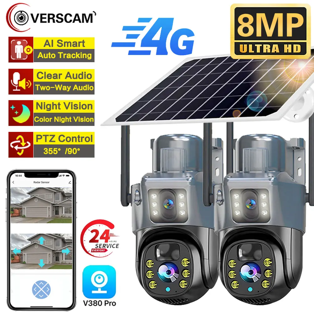 Беспроводная камера видеонаблюдения V380 Pro