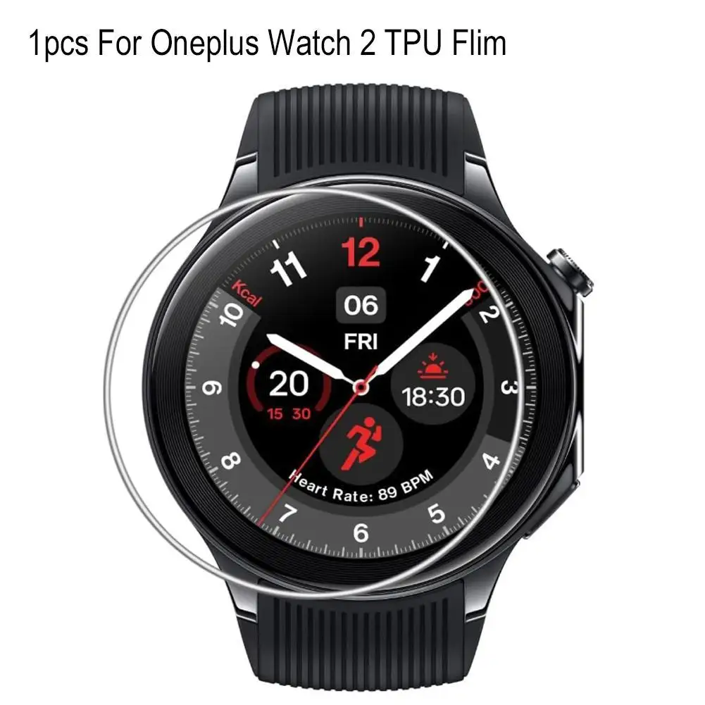 1/3 Pz Per Oneplus Watch 2 Smartwatch Tpu Film Hd Ultra Clear Slim Screen Protector Anti Scratch Hydrogel Film Vetro Temperato