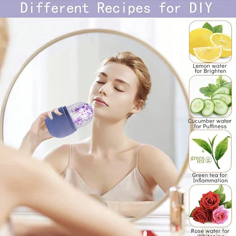 Chill & Glow Silicone Facial Ice Roller