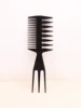 1pcs anti-static double-sided tooth tail handle styling comb plastic hair tool, used for smoothing and straightening hair 1