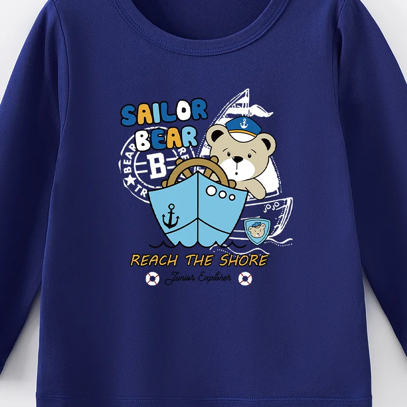 Children Outfit Outdoor Spring Autumn Children Kids Boys Girls Long Sleeve Casual Outfit