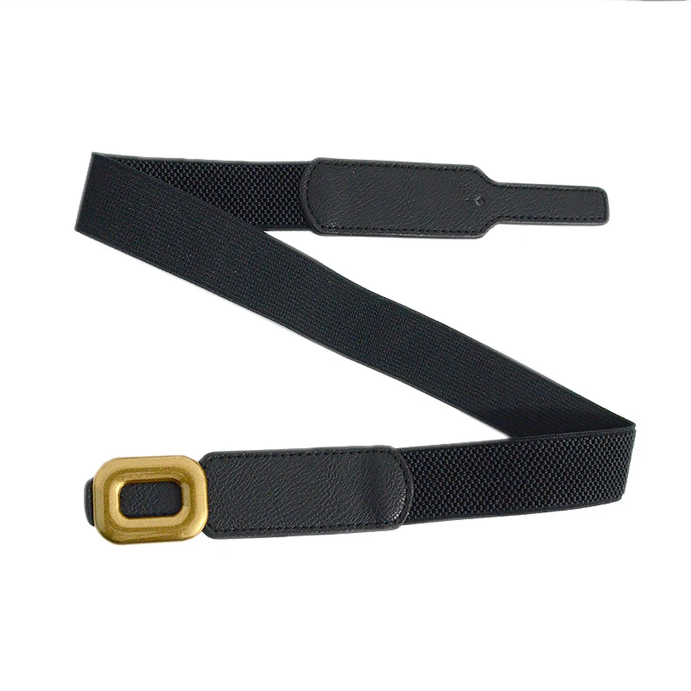 

New European And American Women's Elastic Elastic Thin Belt Women's Sweet Fashion Inlaid Decorative Waist Seal SCB0257