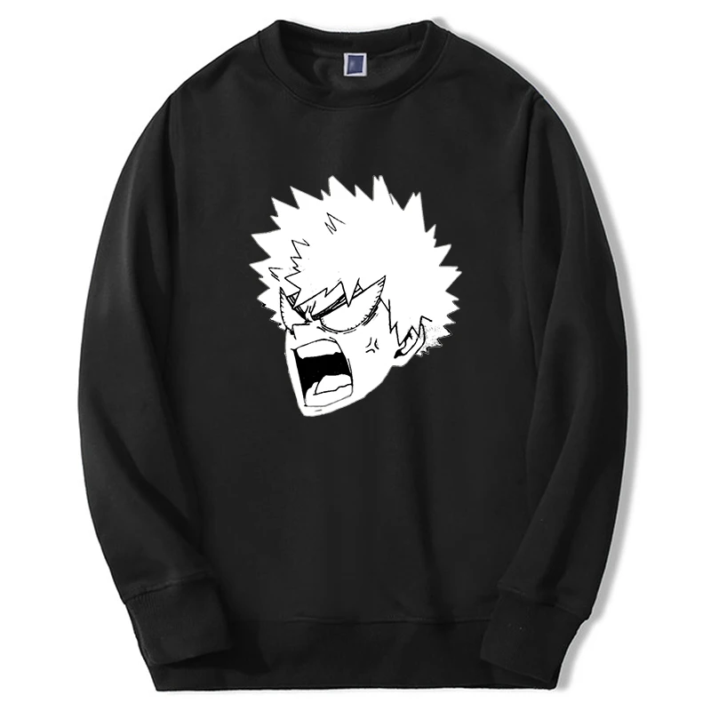 

My Hero Academia Hoodie Men/women Anime Bakugou Boku No Hero Graphic Sweatshirt Oversize Round Neck Fashion Clothes Tracksuit