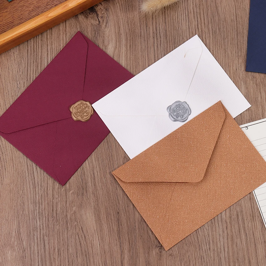 

20PCS Soft Vintage Paper Blank Triangle Envelopes For Wedding Invitation Envelope Greeting Card Postcard Gift Envelope