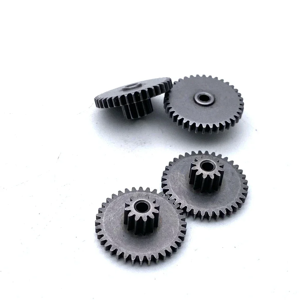 Metal Double Gear 0.5M 12T-36T 15T-30T 2.5mm Free Fit Metal Duplex Gear Wheel Powder Metallurgy DIY MOTOE MODEL