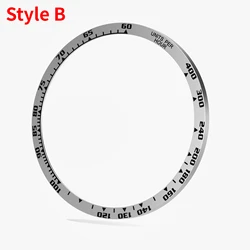 Premium Stainless Steel Bezel Ring for Galaxy Watch - Elegant Sporty Decoration and Protection (Style B - SB)