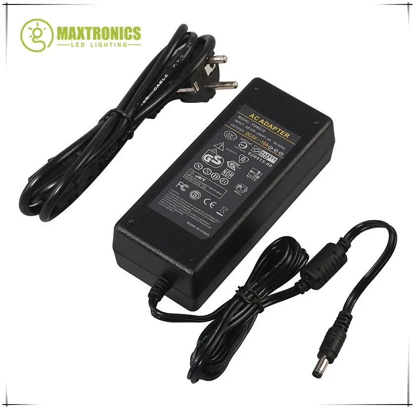 Description Picture 4 of item5V 10A 50W LED Power Supply DC5V Lighting Transformer For WS2812B WS2811 LPD8806 WS2801 LED Strip Light / Modules Lamp