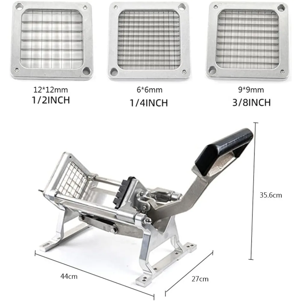 Versatile Potato and Fruit Slicer, French Fry Cutter, 9mm ThicknessNEW-