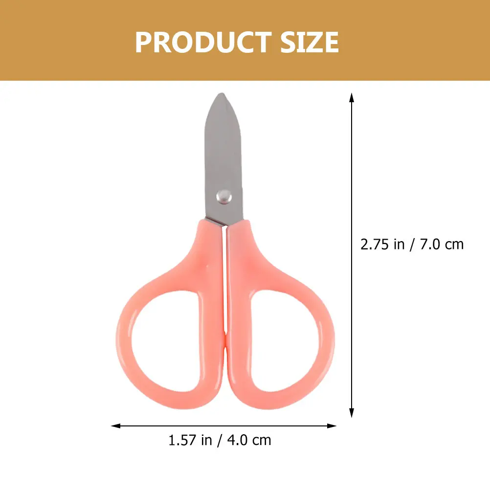 15Pcs 어린이 안전 가위 부드러운 가장자리 DIY 스크랩북 인사말 카드 학교 미술 프로젝트를위한 휴대용 소형 공예 가위