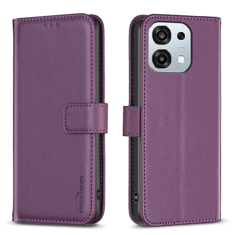 Leather Wallet Flip Phone Case - Stylish Protective Cover