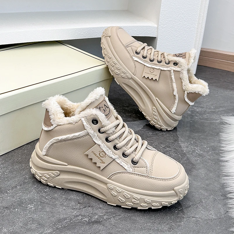 Winter Warm Golf Women's Training High Top Sports Shoes Women's Fitness Sports Shoes Walking
