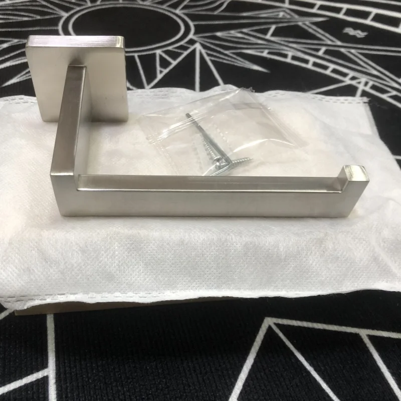 304 Stainless Steel 1 Piece Matte Black Toilet Paper Holder Wall Mounted Tissue Roll Hanger Bathroom toilet paper holder,toilet roll holder,tissue holder
