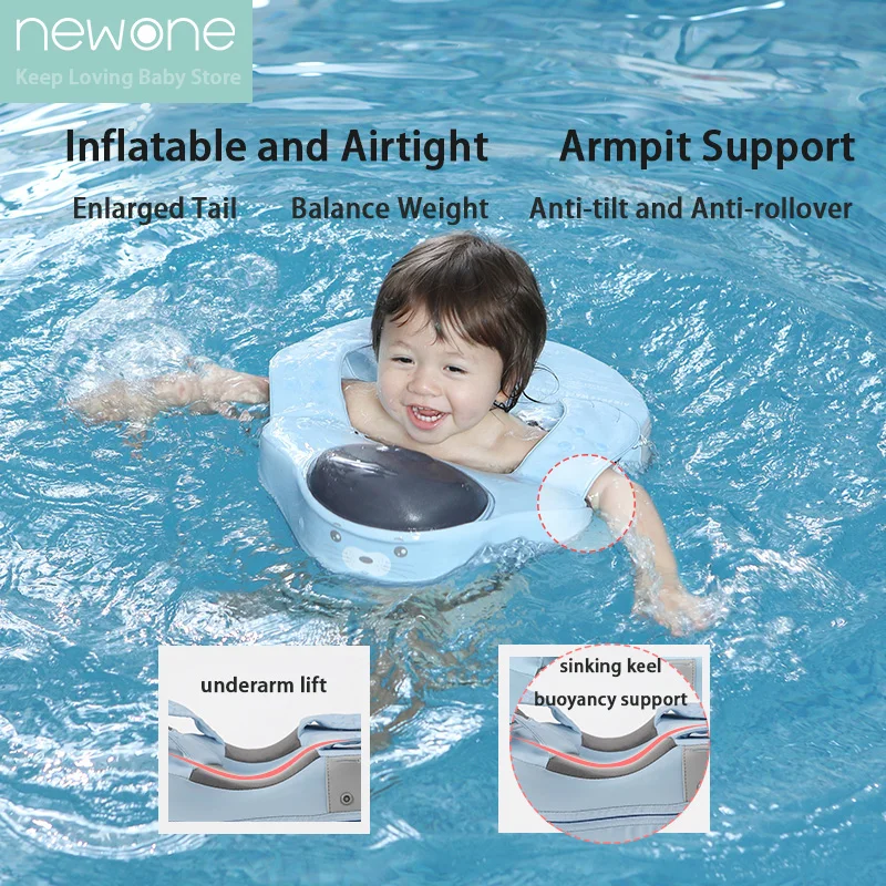 baby-float-lying-swimming-rings-infant-waist-swim-ring-non-inflatable-newborn-for-infant-swimmers-accessories-toys-toddler-swim