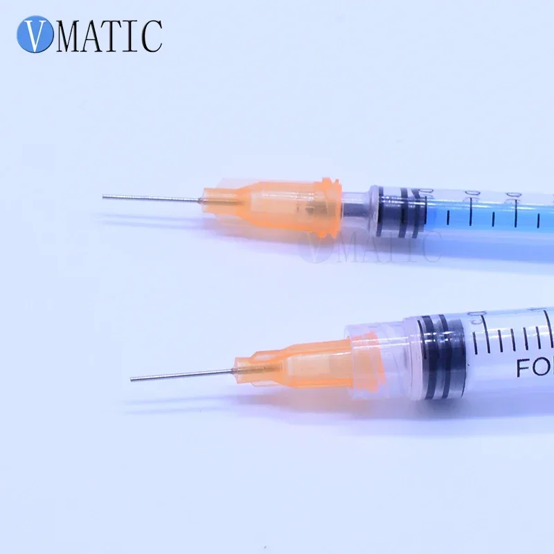 100Pcs 0.5'' Luer Lock Glue Dispensing 23G Needles Tip 1/2 Inch