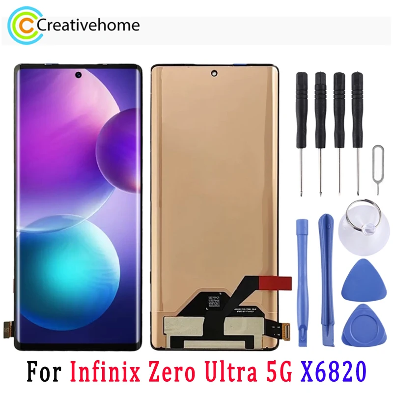 

LCD Screen For Infinix Zero Ultra 5G X6820 LCD Display with Digitizer Full Assembly Replacement