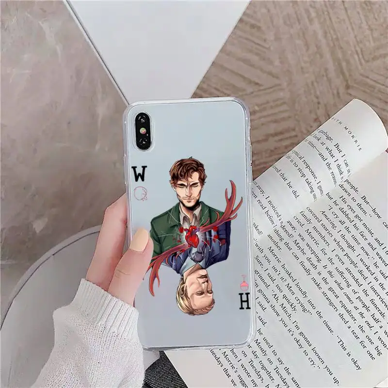 waterproof phone pouch for swimming Cool Graham Hannibal Mads Mikkelsen Phone Case for iPhone 11 12 13 mini pro XS MAX 8 7 6 6S Plus X 5S SE 2020 XR case phone pouch bag Cases & Covers