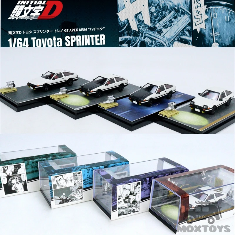 

Hobby Япония 1:64 Initial D SPRINTER TRUENO GT APEX AE86 литая модель автомобиля