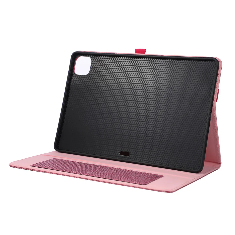 Enhanced Fabric Stand Shockproof Tablet Protective Cover with Straps
