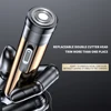 Electric Nose Ear Hair Trimmer Battery Operated Rechargeable Portable Hand Held Clippers Remover with Cleaning Brush 2