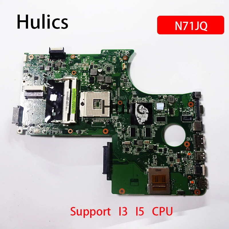 Hulics Used For ASUS N71J N71JQ N71JA Laptop Motherboard DDR3 Support I3 I5  CPU Main Board|Laptop Motherboard| - AliExpress