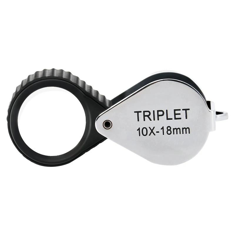 Fable Magic Jewelry Identification Magnifier Triplet 10 Volte Mini Gem Jade Wedding Ring Strumento Di Identificazione