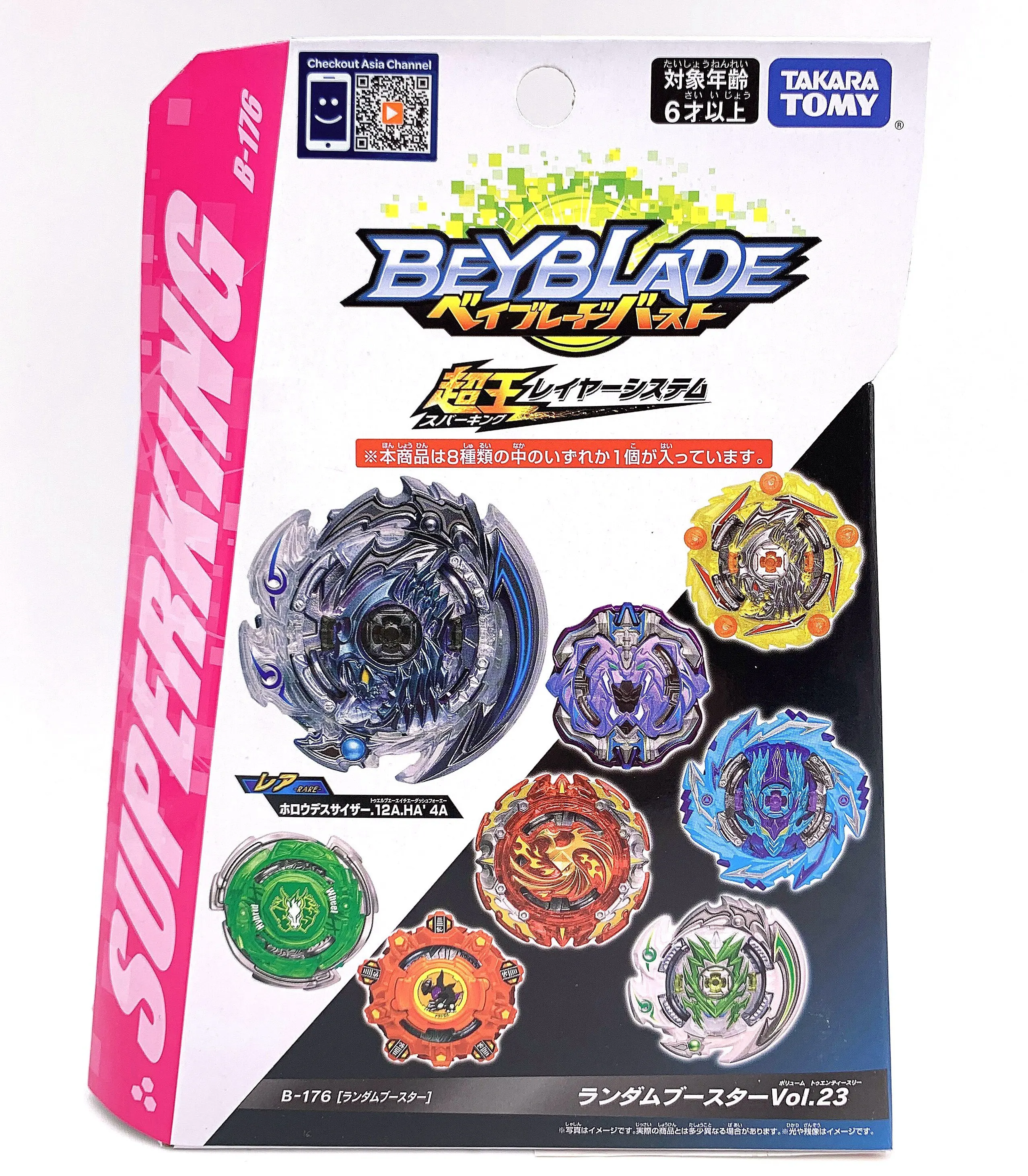 

Takara Tomy Beyblade Burst B-176 случайный бустер Vol.23 (случайный 1 шт.)