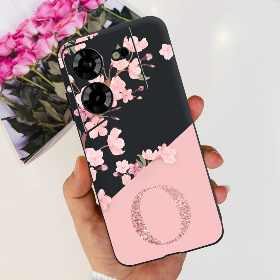 Enhanced Shockproof Soft Silicone Phone Case with New Letters Design