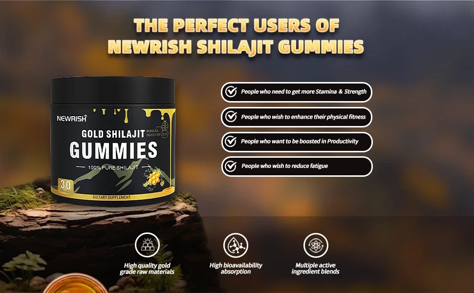 shilajit gummies for men