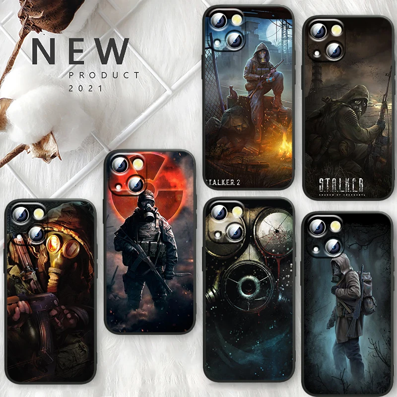 Stalker Clear Sky Black Phone Per Apple Iphone 14 13 12 11 Pro Max Mini Xs Max X Xr 7 8 6 5 Plus Se2020