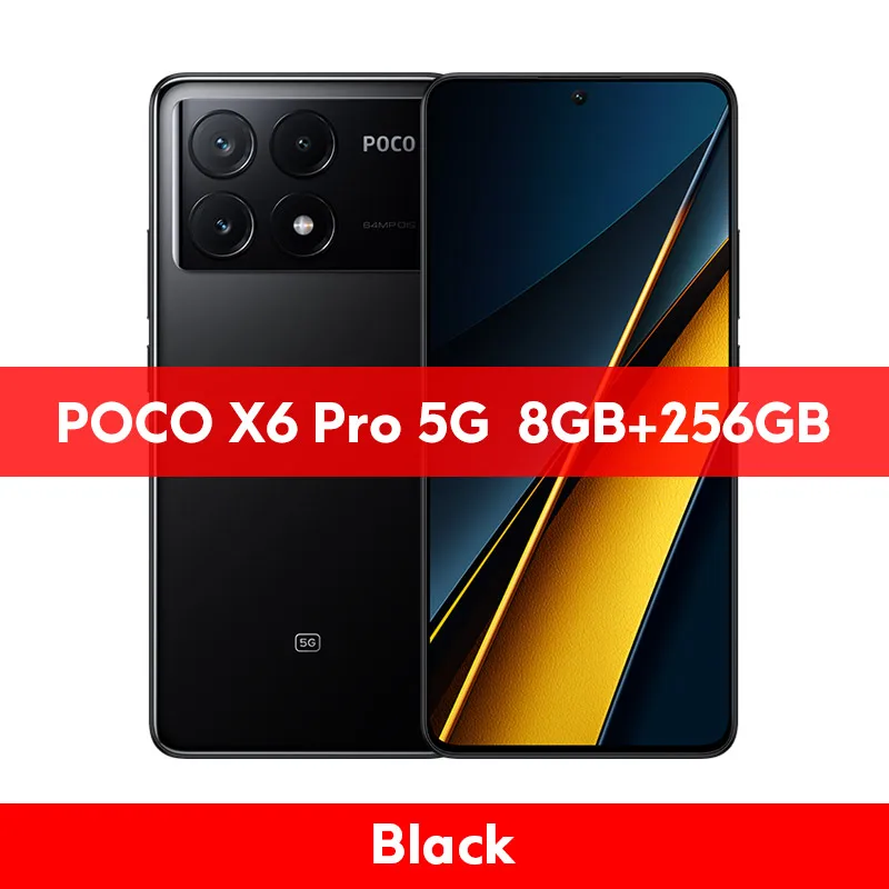 World Premiere】POCO X6 Pro 5G Global Version Smartphone Dimensity  8300-Ultra 6.67 1.5K Flow AMOLED DotDisplay 64MP 67W NFC