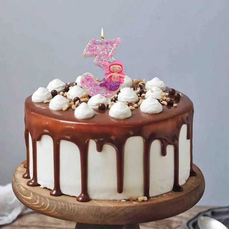 숫자 양초 어린이 생일 양초, 0-9 숫자 인사, 생일 케이크 양초, 케이크 토퍼 장식 파티