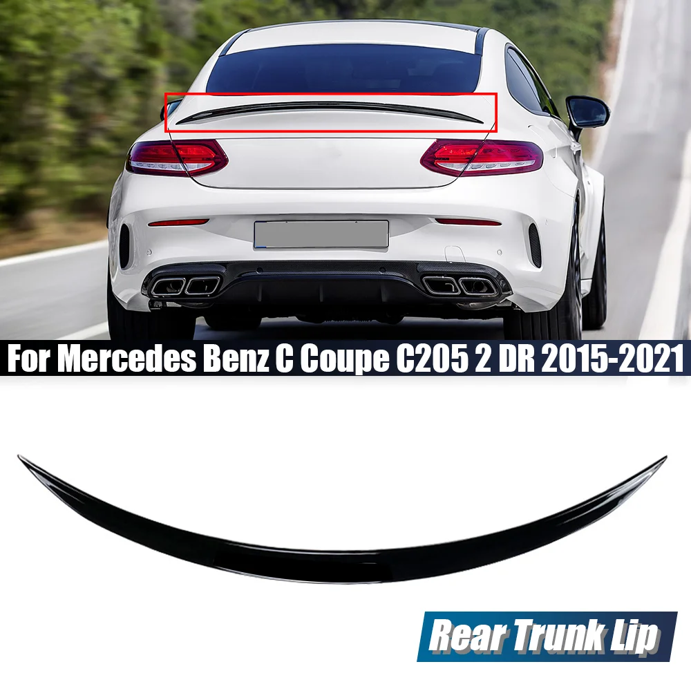 

Автомобильная губа заднего багажника, спойлер, губа крыла для Mercedes Benz C Coupe C205 2 Door 2015-2021 C43 C63 C180 C200 C300, задняя крыша