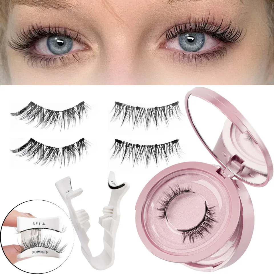 Handmade 3D Magnetic Mink Eyelashes Set