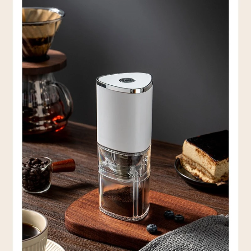 Enhanced Electric Burr Coffee Grinder - Premium Household Bean Mill & Manual Brewer