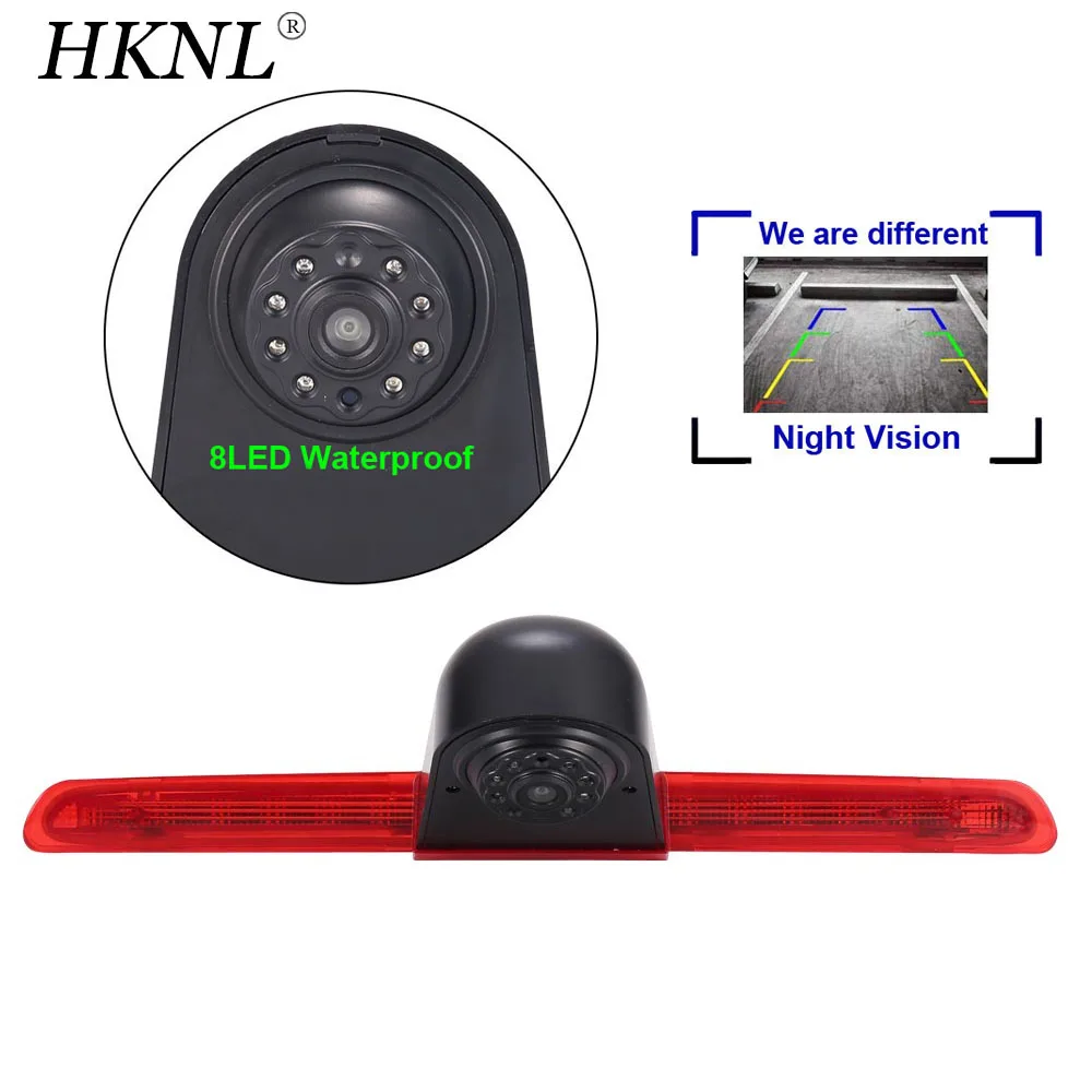 Hknl 170 ° Ccd Telecamera Di Retromarcia Per Auto Per Vw T6 Bus Transporter Business Mit Ab Bj Dritte Muslimhekklappe Luce Freno Van Led