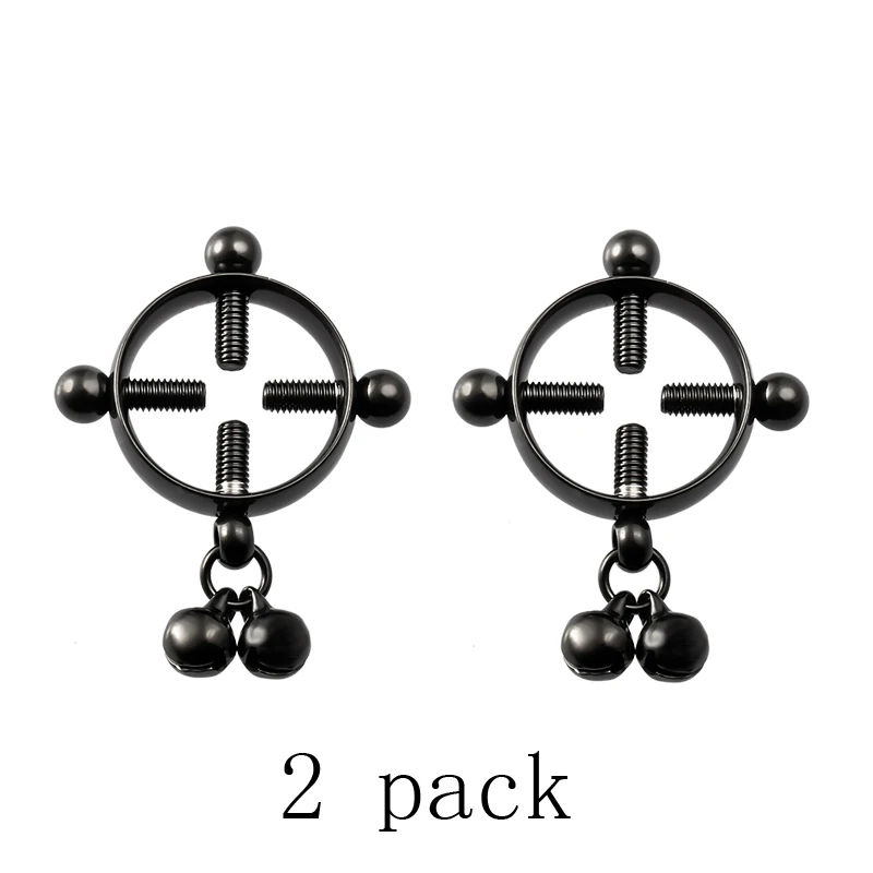 Faux Piercing Téton Couronne Tribal | Bijou Clip Sans Perçage | Laiton Gris, Diamètre Clip 8mm