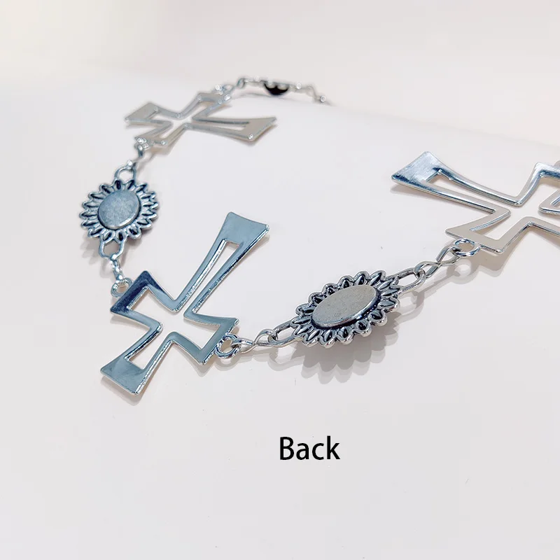 Punk Gothic Steam Cross Taille Kette JK Zubehör Rock Kette Subkulturelle Einstellbare y2k Gürtel Für Frauen Mode Körper Schmuck – Detail 5