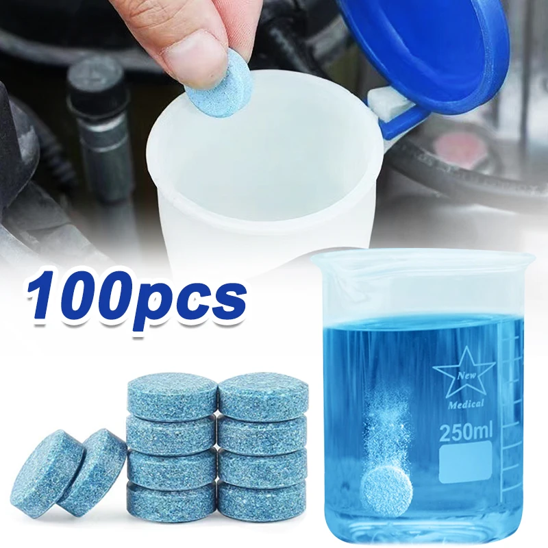 Solid Cleaner Car Windshield Cleaner Effervescent Tablets Wiper Glass Cleaning Concentrated Tablets BMW Accessories Car General