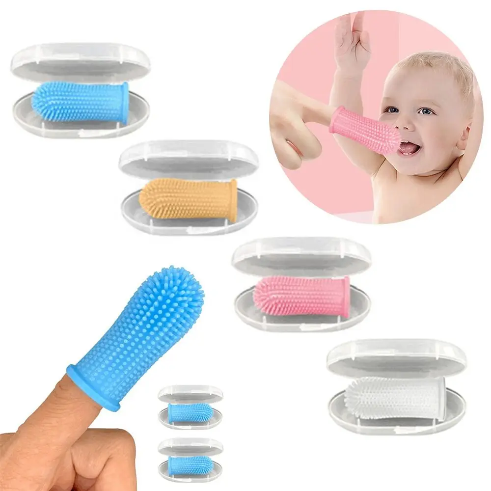 

Health Care Baby Finger Toothbrush New BPA Free Food Grade Silicone Oral Cleaning Brush Rubber Silicon Toothbrush Children