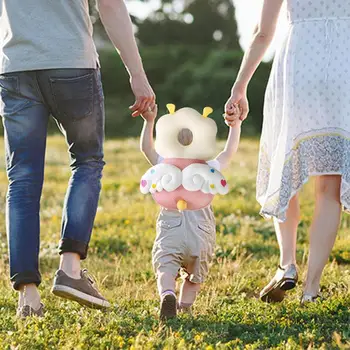 Toddler Baby Head Protector Cushion Backpack Wear Protection Adjustable Infant Safety Back for Baby Walkers Protective Head 4