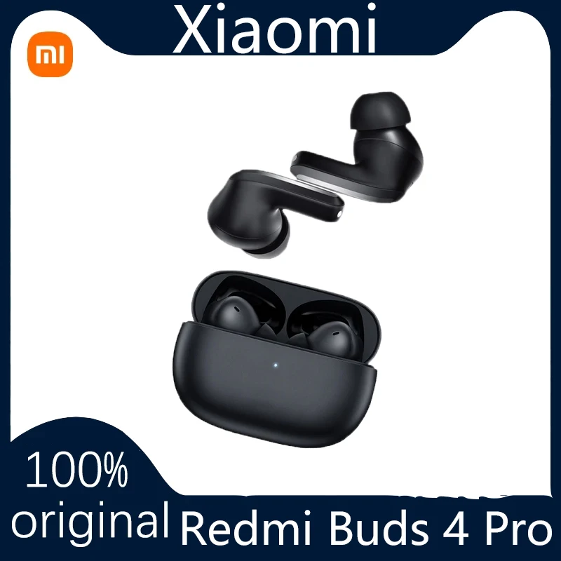 Xiaomi Redmi Buds 4 Pro Wireless Earbuds, Hi Resolution Audio, Dual Driver  Speaker, Immersive Sound, Up to 43dB ANC, Dual Device Connectivity, 36h